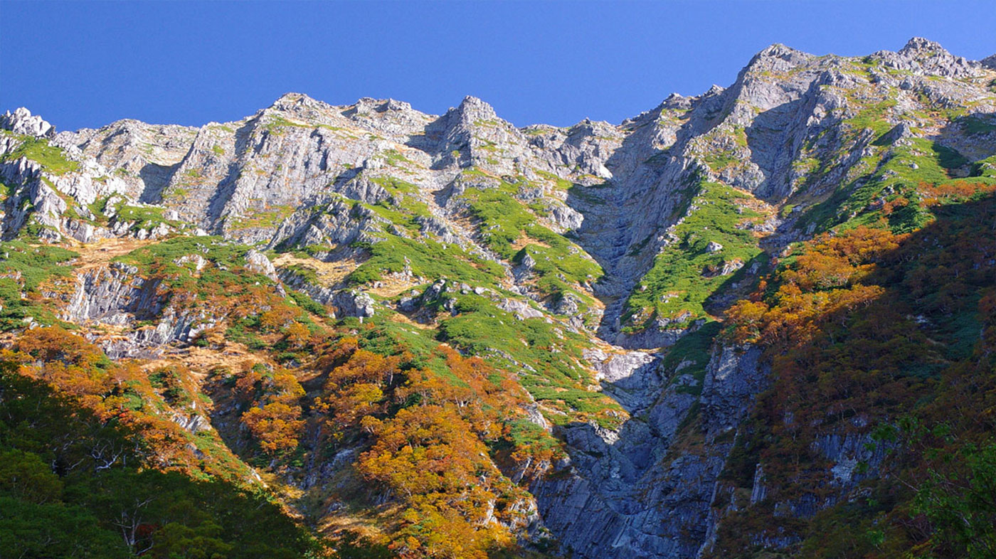 穂高連峰 紅葉ハイキング The Japan Alps